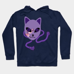 Sakura Fox Mask (Purple) Hoodie